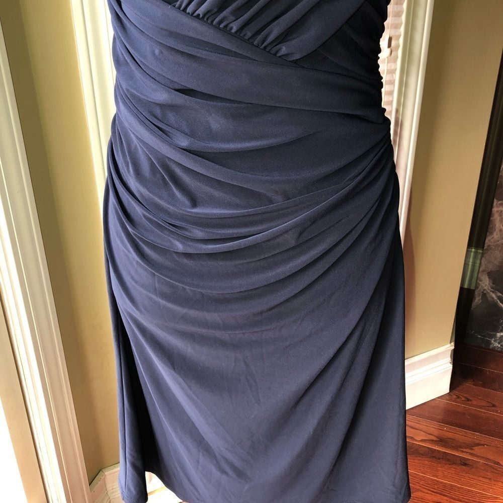 Evan Picone Dress with Ruched front - Picture 4 of 4